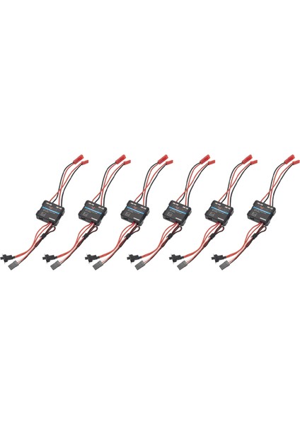 6x 40A Fırçalı Eschız Kontrol Cihazı C24 C34 Mn D90 MN99S MN86S Rc Araba Yükseltme Parçaları (Yurt Dışından)