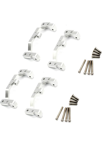 2x Metal Çekme Çubuğu Tabanı Oturma Braketi Mn D90 D91 D99S MN90 MN99S 1/12 Rc Araba Yükseltme Parçaları, Gümüş (Yurt Dışından)