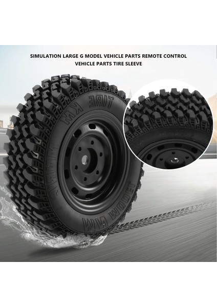 MN86 1/12 Rc Araba Için 4 Adet Lastik Seti Kendin Yap Yükseltme Yedek Parça Aksesuarları (Yurt Dışından) modelleri