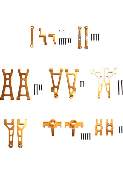 Salıncak Kolu Direksiyon Grubu Kupası 16207 16208 16209 16210 H16 Uzaktan Kumandalı Araba Aksesuarları Metal Yükseltme Kiti, Altın (Yurt Dışından) fırsatları