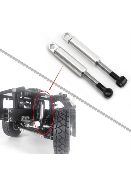 1/14 Rc Araba Römork Kamyon Yükseltme Parçaları Gümüş Için Metal Süspansiyon (Yurt Dışından) modelleri