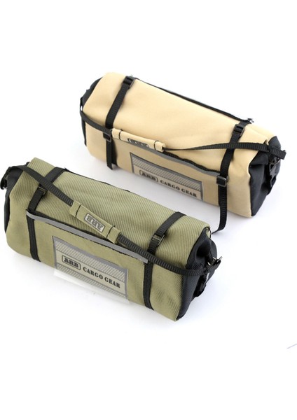 Su Geçirmez Çanta Depolama Çatı Bagaj Kamp Ekipmanları 1/10 Rc Paletli Araba Axıal SCX10 Trx4,khaki (Yurt Dışından)