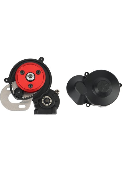 Eksenel SCX10 Iı 90046 90047 1/10 Rc Paletli Araba Için 3.2mm Motor Dişlili Kayış Tahrikli Şanzıman Kutusu (Yurt Dışından)