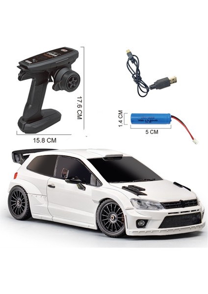 Rc Araba Ldrc LD2801 1/28 Rc Model Drift Uzaktan Kumanda Elektrikli Mini Beyaz (Yurt Dışından)