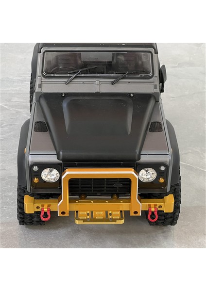1/10 Rc Paletli Araba Için Metal Ön Arka Tampon MN999 MN222 Trx4 SCX10 90046 90047 Yükseltme Parçaları Altın (Yurt Dışından)