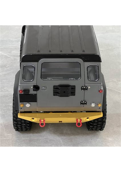 1/10 Rc Paletli Araba Için Metal Ön Arka Tampon MN999 MN222 Trx4 SCX10 90046 90047 Yükseltme Parçaları Altın (Yurt Dışından)
