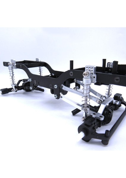 Metal Şasi Çekme Çubukları Sürükleme Bağlantı Süspansiyonu Mn D90 D91 D96 D99 D99S MN90 MN99S 1/12 Rc Araba Yükseltme Parçaları, Gümüş (Yurt Dışından)