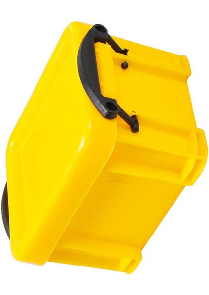 1 Adet Rc Araba Plastik Ölçek Saklama Kutusu Aracı 1/10 Tırmanıcı Için -4 Trx4 Eksenel SCX10 90046 CC01 D90 D110 Sarı (Yurt Dışından)