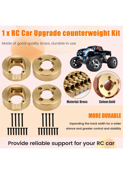 Rc Araba Yükseltme Karşı Ağırlık Kiti H8H 1/10 YK4102 YK4103 YK4104 YK4106 YK4082 YK4083 Parça (Yurt Dışından)