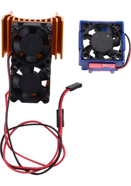 Vxl-3s Esc Soğutma Fanı ve Motor Çift Seti Slash Stampede Gold ile Uyumlu (Yurt Dışından)