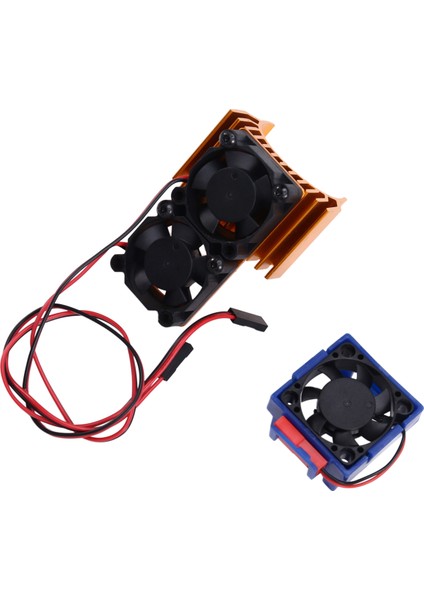 Vxl-3s Esc Soğutma Fanı ve Motor Çift Seti Slash Stampede Gold ile Uyumlu (Yurt Dışından)