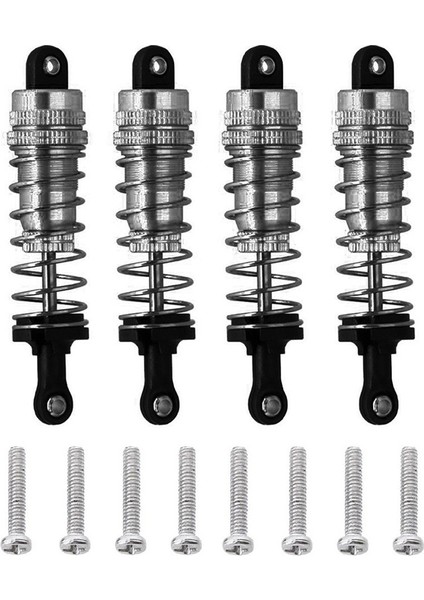 4 Adet Metal Damper Yedek Aksesuarı 144001 1/14 Rc Drift Yarış Arabası Parçalarına Uygun, Gri (Yurt Dışından)