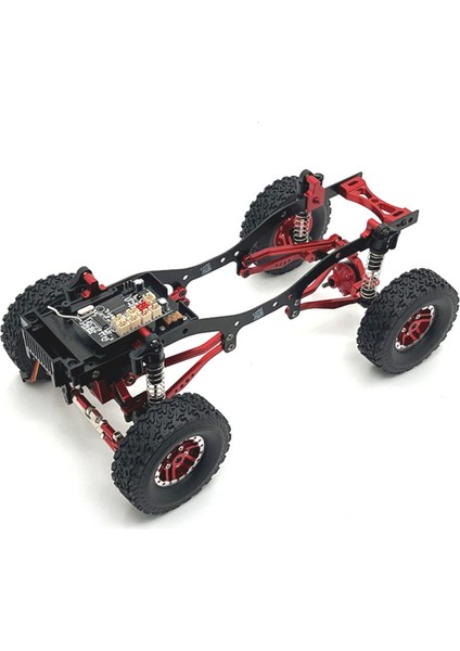 Rc Araba Yükseltme Ön Arka Süspansiyon Braketleri Kiti 1/16 C64 Parçaları Kırmızı (Yurt Dışından)