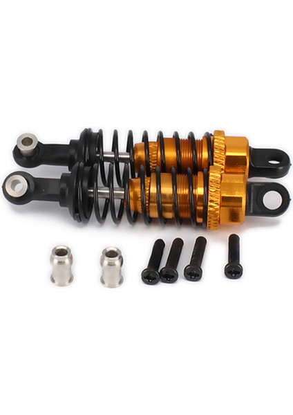 2 Adet Yağ Ayarlanabilir 65MM Amortisör Rc Araba 1/18 A959 A969 A979 K929, Sarı (Yurt Dışından)