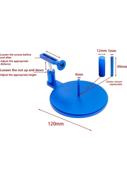 Rc Araba Yükseltme Lastik Yapıştırıcısı Çok Işlevli Kit 1/18-1/8 Kamyon Parçaları Mavi (Yurt Dışından)