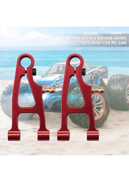 12 Adet Metal Yükseltme Parçaları Kiti Hub Taşıyıcı Salıncak Kolu Sg 1603 1604 SG1603 SG1604 1601 1602 1/16 Rc Araba, Kırmızı (Yurt Dışından)