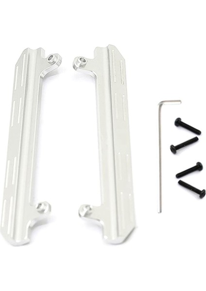 Jımny Metal Yan Pedal Kaydırıcıları Rc Araba Yükseltme Aksesuarları 1/16 Tırmanma Parçaları, Gümüş (Yurt Dışından)