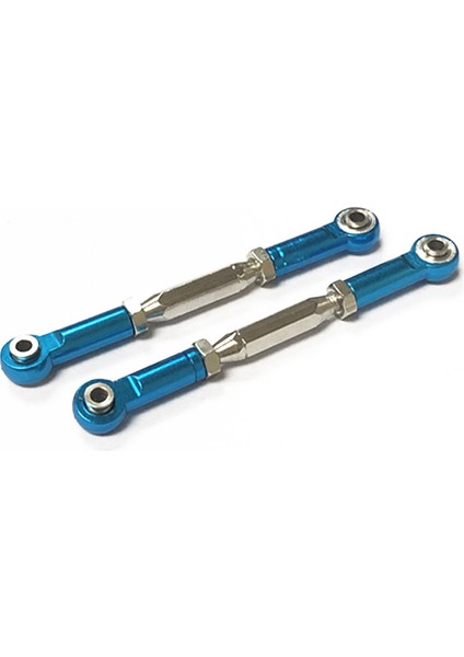 Slash Alüminyum Direksiyon Gergi Çubuğu Ayak Bağlantısı Kamber Bağlantısı 85MM-97MM M3 Monteli Çubuk Uçları Içi Boş Bilyeler Sol Sağ, Mavi (Yurt Dışından)