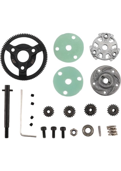 Metal 0.8m 48P Mahmuz Dişlisi ve -Dişli Setleri /slash 2WD 1/10 Rc Araba Model Parçaları 83T (Yurt Dışından)