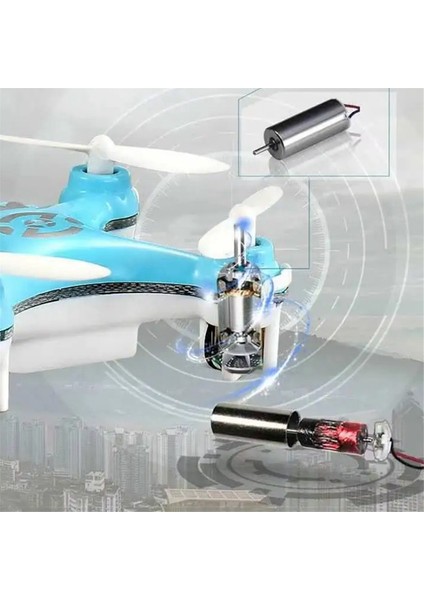 Rc Quadcopter CX10 Mini Uzaktan Kumandalı Drone 2.4g 4ch Ledhelikopter Elektrikli Uçak -C (Yurt Dışından)
