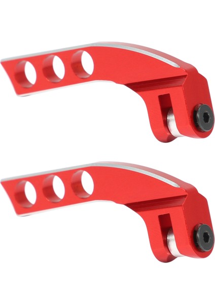 Futaba Radiolink X9D Rc Uzaktan Kumanda Için 2x Metal 4 Delikli Verici Boyun Askısı Dengeleyici Ayarlayıcı, Kırmızı Yatay (Yurt Dışından)