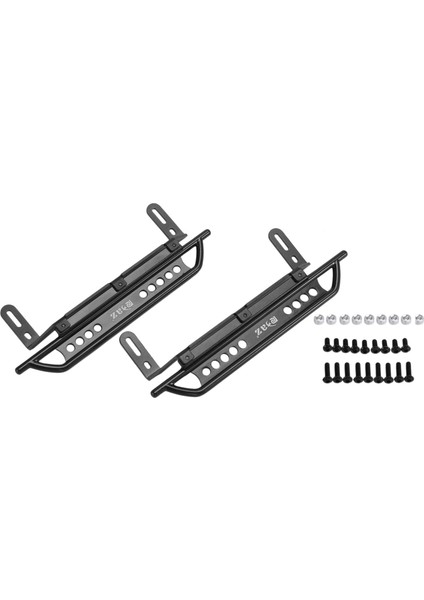 1 Çift Metal Yan Pedal Kaya Kaydırıcı Ayak Koruma Plakası -4 Trx4 1/10 Rc Paletli Araba Yükseltme Parçaları (Yurt Dışından)