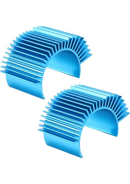 2x Rc Araba Yedek Parçaları 540 550 Motor Radyatörü 12428 12423 A959-B A969-B A979-B A929-B Mavi (Yurt Dışından)