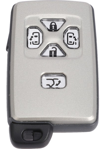 Araba Akıllı Kart Uzaktan Anahtar Kabuk Kılıfı Fob 5 Düğme Alphard Estima Vellfire Için (Yurt Dışından)