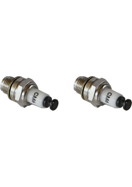 Rcexl Cm6 Buji DLE30 DLE55 DLE111 DLA56 EME55 Gaz Motoru Için 2x (Yurt Dışından)