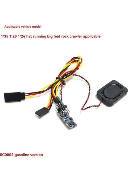 5V Mini Rc Motor Ses USB Ünitesi Q64 Q65 Kiti 1/24 1/28 1/35 Araba Parçaları Sürümü (Yurt Dışından)