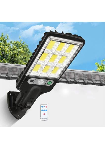 Güneş Enerjili Dış Mekan LED Avlu Duvar Lambası 3 Modlu Su Geçirmez Hareket Sensörü Güvenlik Aydınlatması Sokak Lambaları Veranda Için (Yurt Dışından)