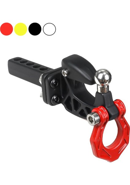 Metal Arka Tampon Çekme Römork Kancası Bırakma Bağlantı Parçası 1/8 1/10 Rc Paletli Araba Eksenel SCX10 Trx4 D90 Yükseltme Parçaları D (Yurt Dışından)
