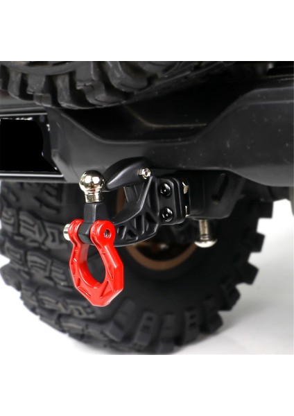 Metal Arka Tampon Çekme Römork Kancası Bırakma Bağlantı Parçası 1/8 1/10 Rc Paletli Araba Eksenel SCX10 Trx4 D90 Yükseltme Parçaları D (Yurt Dışından)
