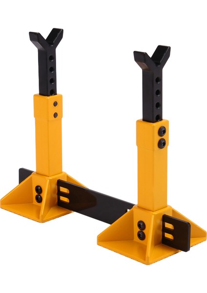 Simülasyon Metal Yükseklik Ayarlanabilir Jack Rc Araba Tutucu Stand Dekorasyonu 1/8 1/10 Paletli Eksenel SCX10 Trx4 D90 A (Yurt Dışından)