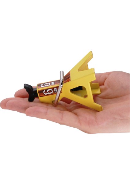 Metal Kriko Standları Simülasyon Mini Oyuncaklar 1/10 Rc Paletli Kamyon Araba Trx4 SCX10 Tırmanma Araçları-Sarı (Yurt Dışından)