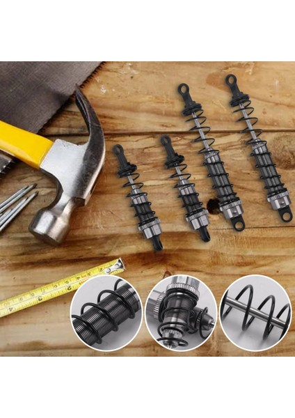 Metal Yağ Dolu Ön ve Arka 1/12 12428 12423 Rc Araba Tırmanma Yükseltme Parçası, Titanyum (Yurt Dışından)