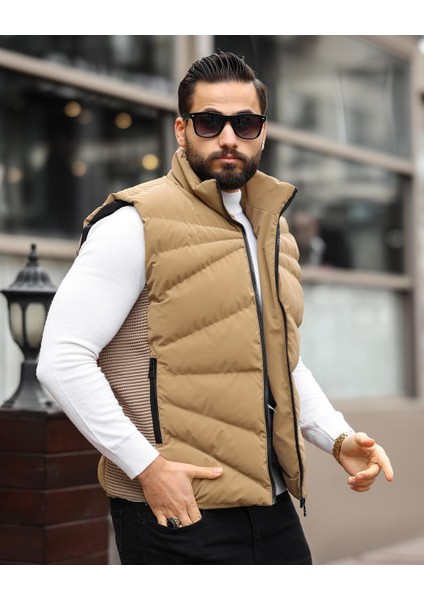 Erkek, Elyaf Dolum Kapitone, Standart-Fit, 3 Cepli, Şişme Yelek USE2419 fiyatları