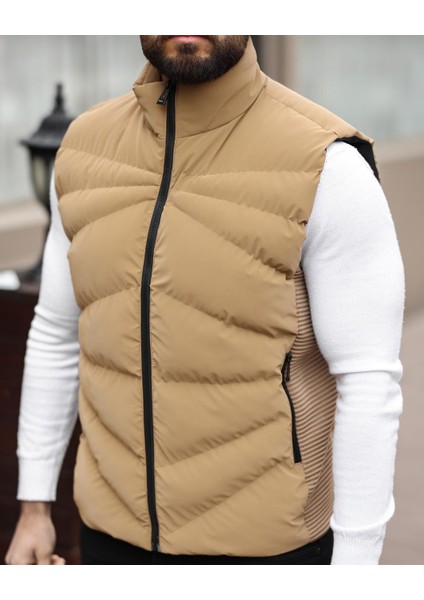 Erkek, Elyaf Dolum Kapitone, Standart-Fit, 3 Cepli, Şişme Yelek USE2419 fırsatları