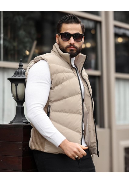 Erkek, Elyaf Dolum Kapitone, Standart-Fit, 3 Cepli, Şişme Yelek USE2419 modelleri