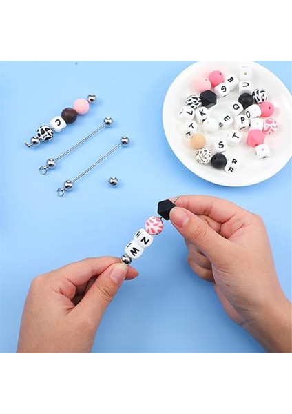 Boncuklu Anahtarlık Boş Boncuklu Anahtarlık Yapımı Malzemeleri Kolyeler Için (Yurt Dışından) fiyatları