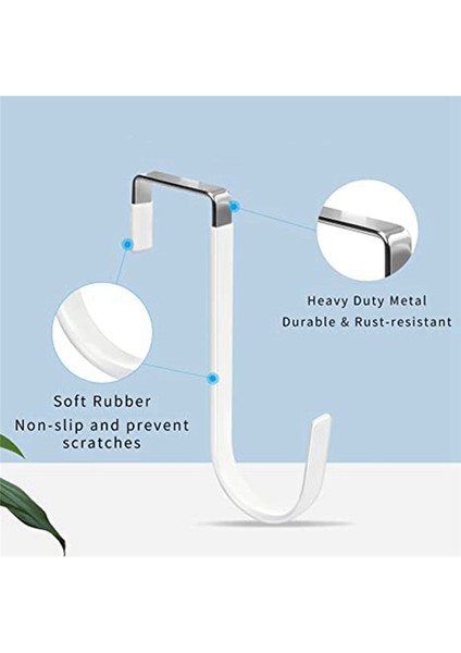 10'lu Paket Kauçuk Çizilmez Saklama Kancaları (Yurt Dışından)