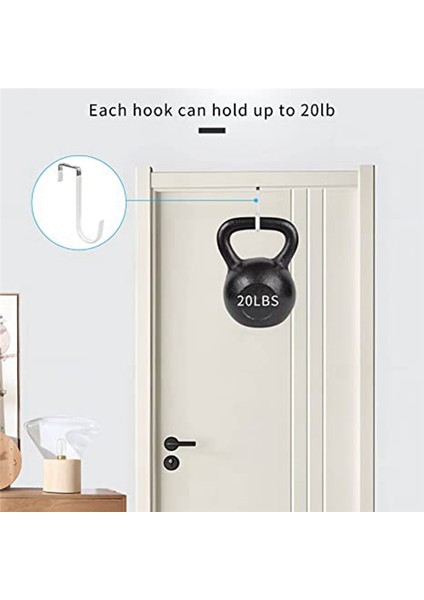 10'lu Paket Kauçuk Çizilmez Saklama Kancaları (Yurt Dışından)