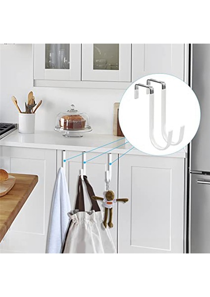 10'lu Paket Kauçuk Çizilmez Saklama Kancaları (Yurt Dışından)