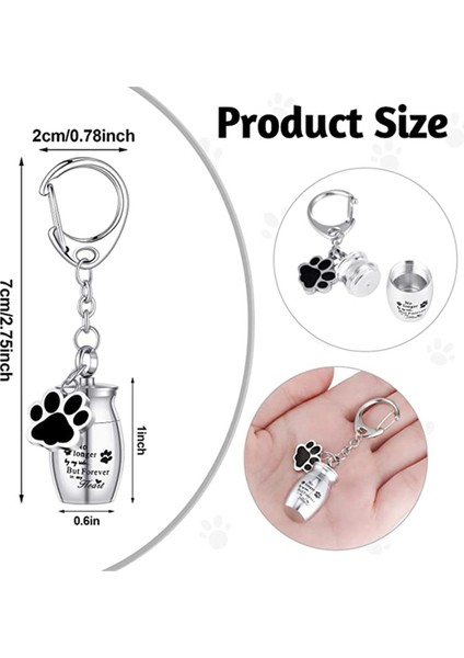 4 Adet Evcil Hayvan Urnları Anahtarlık Evcil Hayvan Urnları Köpekler Için Küller Kediler Için Küller Hatırası (Yurt Dışından) modelleri