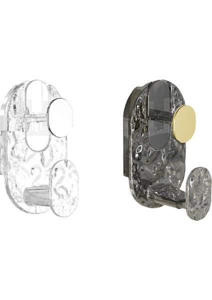 Yapışkanlı Kancalar, 2 Paket Ayarlanabilir Duvar Kancaları Lavabo Için (Yurt Dışından)