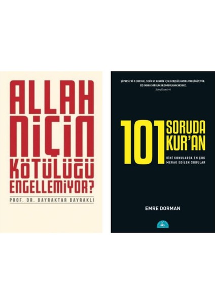 101 Soruda Kur'an - Allah Niçin Kötülüğü Engellemiyor? 2 Kitap