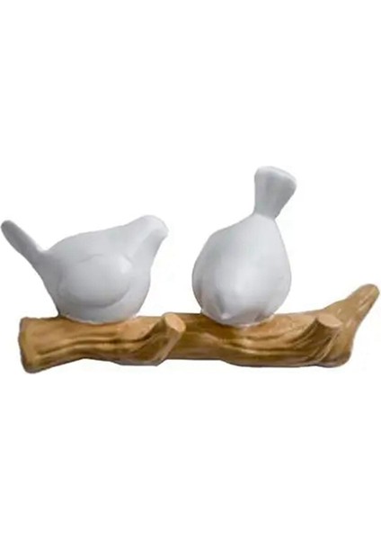 Reçine Kuş Anahtar Kancası Mutfak Mont Giysi Havlu Şapka Çanta Askısı, B (Yurt Dışından)