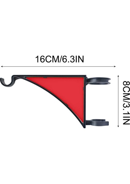 Bitki Askıları, 2 Paket Kuş Yemlikleri Için Çit Direği Askısı Askısı, Kırmızı (Yurt Dışından) indirimleri