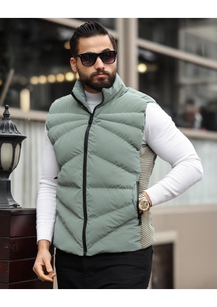 Erkek, elyaf dolum kapitone, Standart-Fit, 3 cepli, şişme yelek USE2419 fırsatları