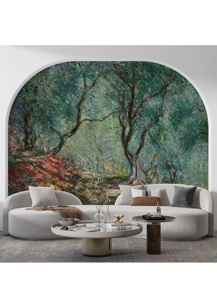 Bois D Oliviers Au Jardin Poster Duvar Kağıdı modelleri